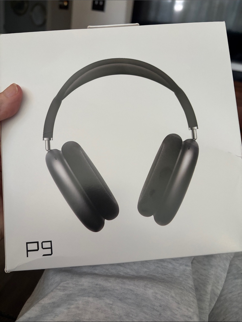 P9 Wireless Over-Ear Headphones — Black